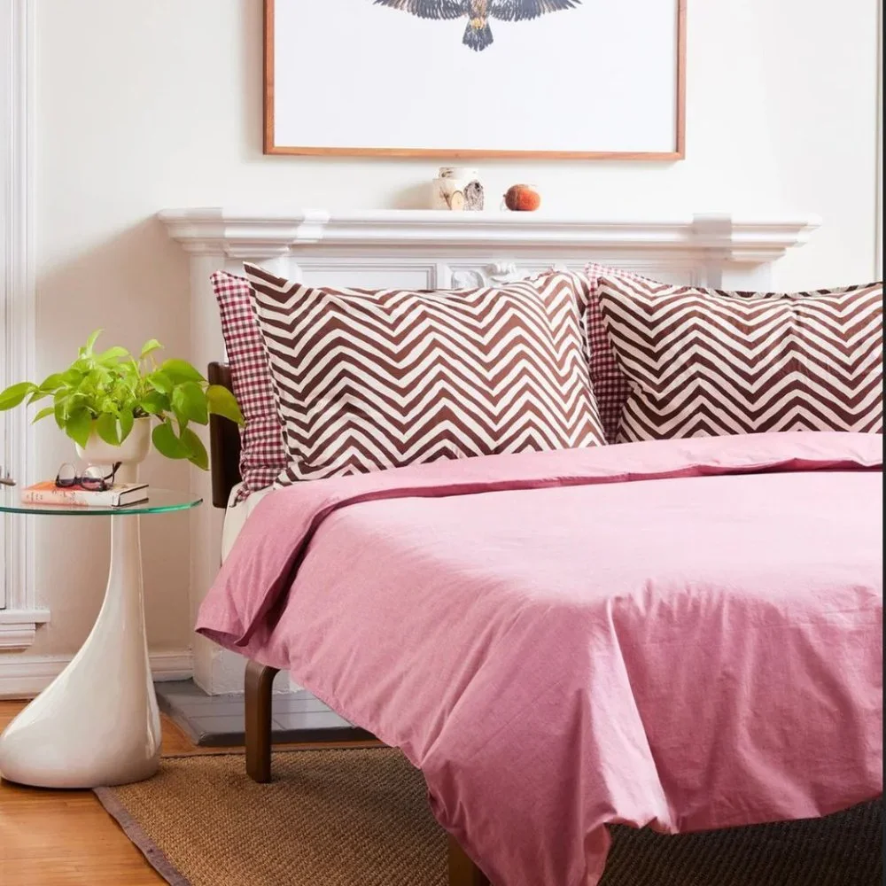 Cimino Home Chili Chambray Duvet Cover